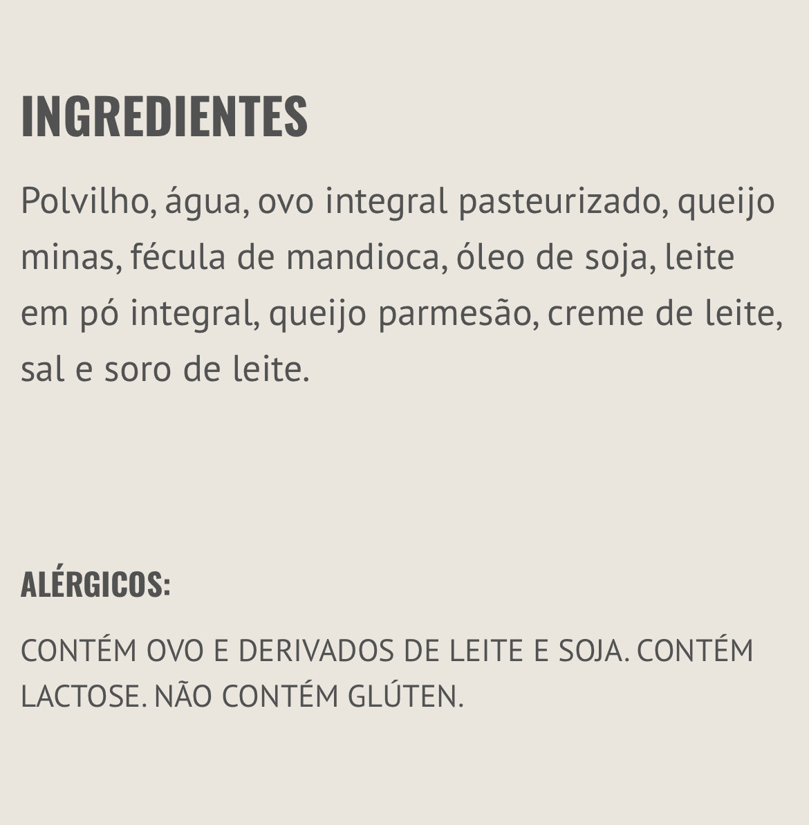 Pao de Queijo Forno de Minas tradicional 400g