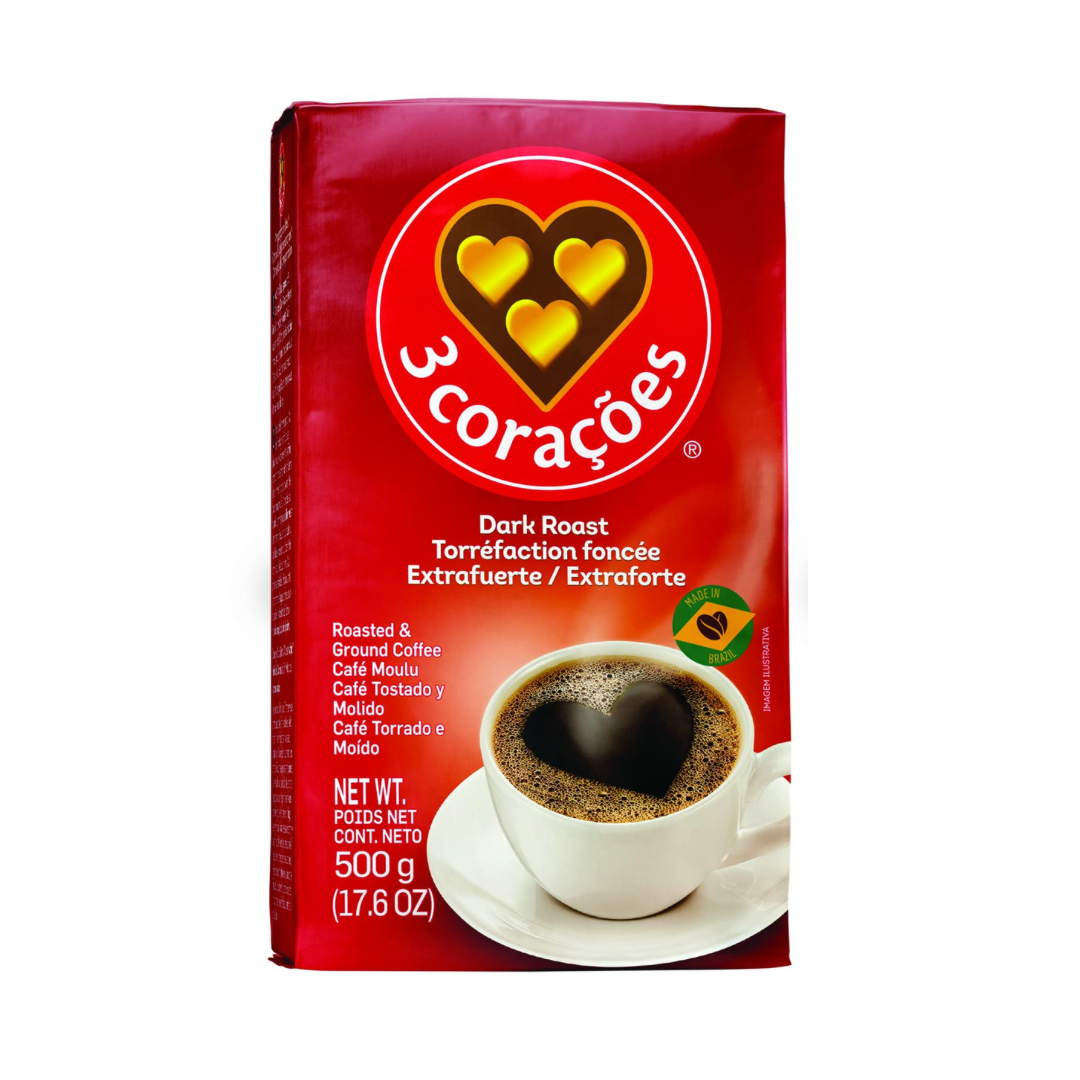 <tc>Coffee 3 Hearts Extra Strong 500g</tc>