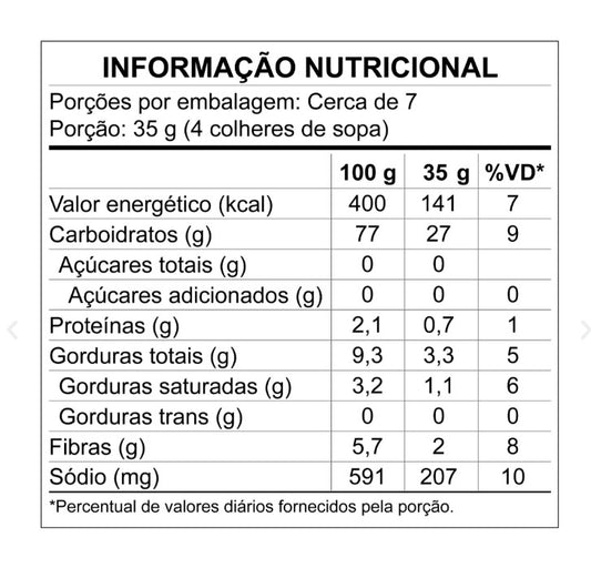Amafil Farofa Pronta Carne Seca 250g