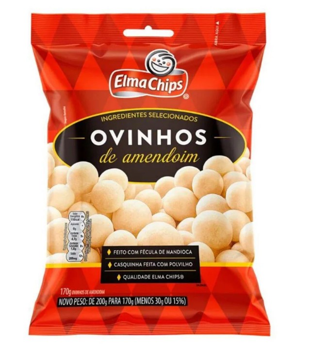 Elma Chips Ovinhos de Amendoim 65g