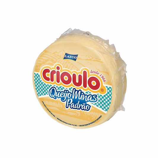 Queijo Minas Padrão Crioulo - Peça 1kg (Produto Premium)