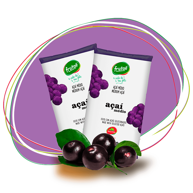 Polpa de açaí médio Frutaê 400g