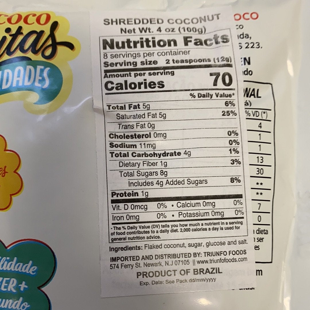 Coco ralado Sococo 100g