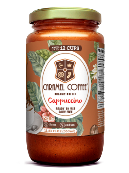 Caramel Coffee Creme de café sabor Cappuccino 350 ml
