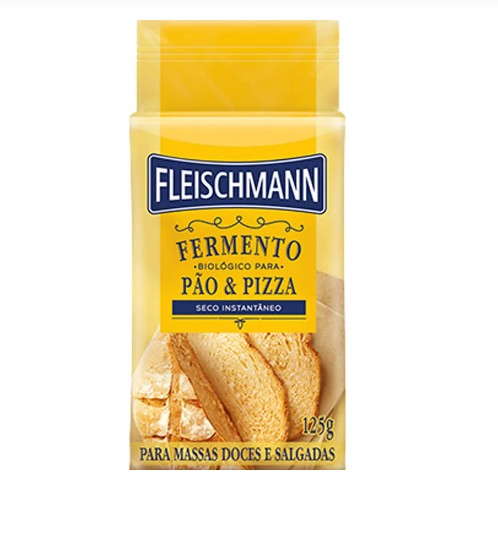 Fermento Biologico Seco Inst Fleischmann 125g