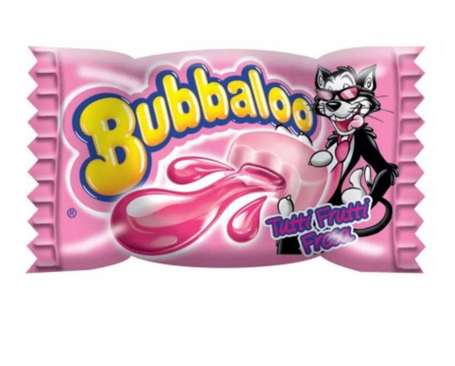 Adams Bubbaloo Tutti-Frutti - 5 unidades de 5g cada