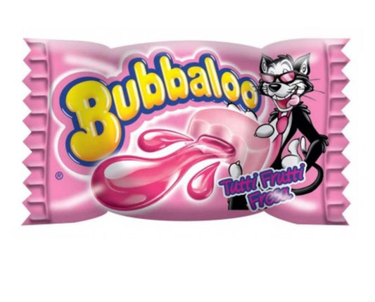 Adams Bubbaloo Tutti-Frutti - 5 unidades de 5g cada