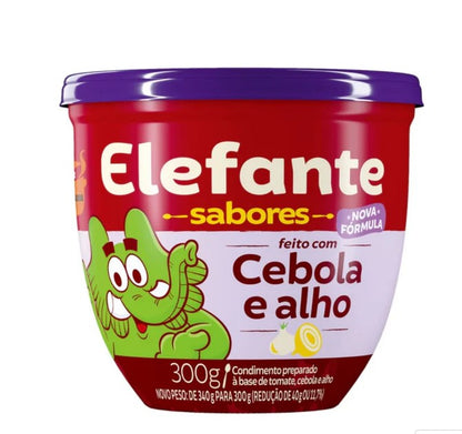 Elefante Tomato Paste with Onion &amp; Garlic – 300g