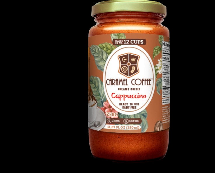 Caramel Coffee Creme de café sabor Cappuccino 350 ml