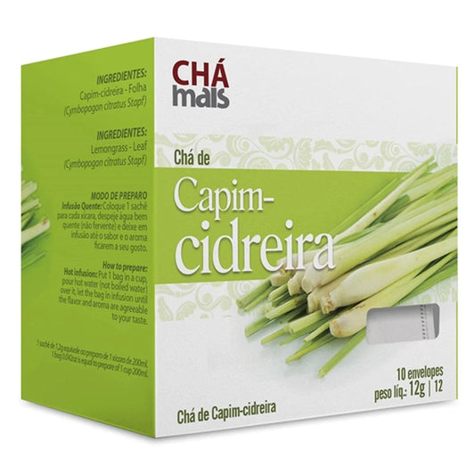 Chá Mais Capim Cidreira 12g (10 saches envelopados)