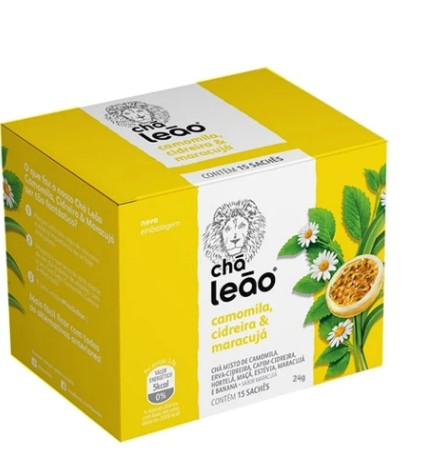 Chá Leão camonila, Cidreira e Maracujá 15g