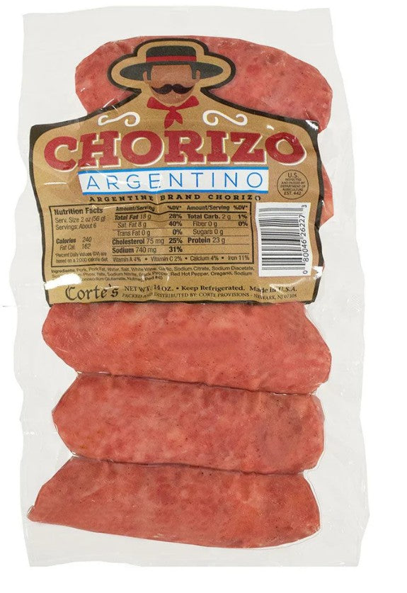 Corte's Argentinean Chorizo 14oz