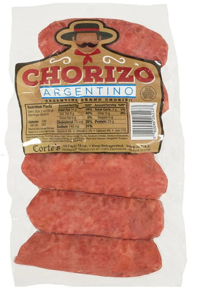 Corte's Argentinean Chorizo 14oz