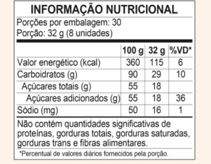 Bala de Goma  Frutas 32g