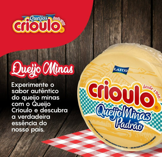 Crioulo Minas Padrão Cheese (Round) – 1kg (2.2lb)