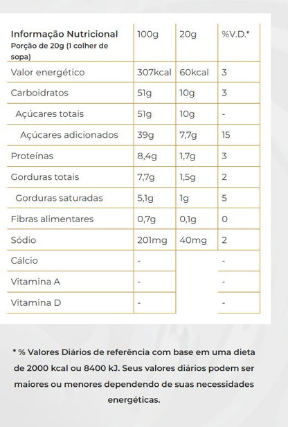 Doce de Leite com Cacau Viçosa - 400g