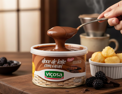 Doce de Leite com Cacau Viçosa - 400g