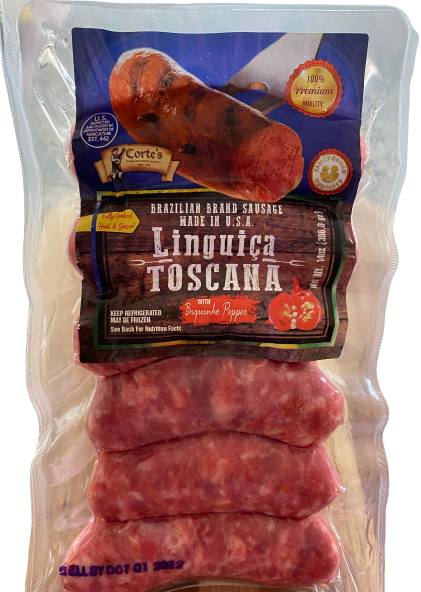 Toscana sausage with pout peppers Cortes 14oz