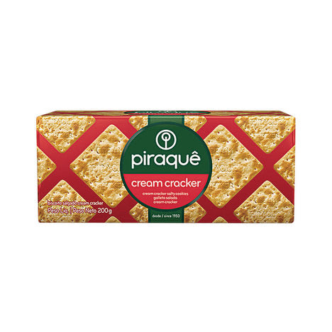Biscoito Cream Cracker Piraquê 200g