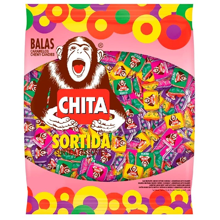 Bala chita sortida pacote 500g