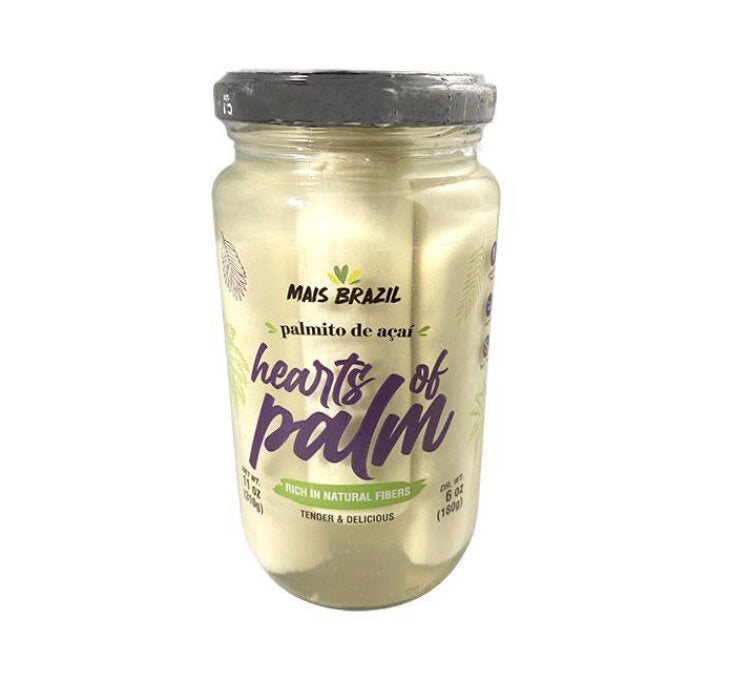 Palmito inteiro de açaí Mais Brazil 180g (dr. wt.)